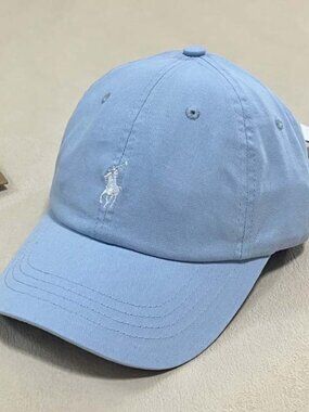 Ralph Lauren Light Blue Polo Pony Baseball Cap